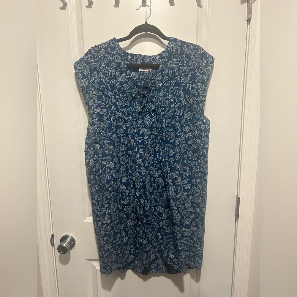 Faherty x B. Yellowtail Cameo Cove Dress Sz L - Picture 4 of 8